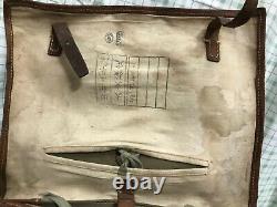 IMPERIAL JAPANESE ARMY WWII CANVAS KNAPSACK-SHOWA ERA Canvas / Pony Fur