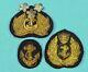 Imperial Japan Japanese Ww2 Set Of 3 Navy Officer's Hat Badge Patch Insignia