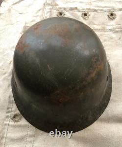 Imperial Japan Military 8pc Set Helmet Medal Badge Flag Cup Prewar WWII Era