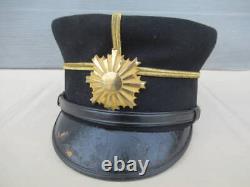 Imperial Japanese Army Grand Ceremony Hat Maedate WWII Military VERY RARE F/S