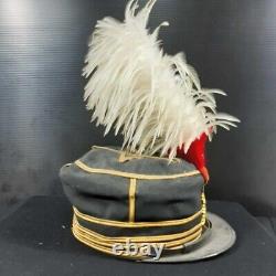 Imperial Japanese Army Military Cap Hat Feather with Case WW2 at That Time