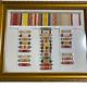 Imperial Japanese Army Navy Real Ribbon Picture Frame Wwii Ija 202303m