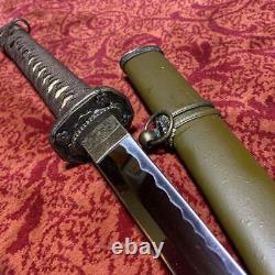 Imperial Japanese Army Sword Ogata Tea Handle Wood Sheath Replica