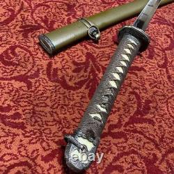 Imperial Japanese Army Sword Ogata Tea Handle Wood Sheath Replica