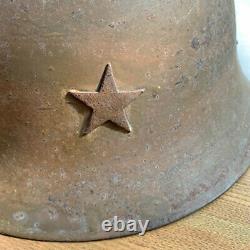 Imperial Japanese Army Type 90 Helmet Genuine World War II, from Japan antique