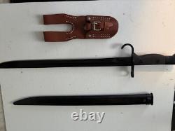 Imperial Japanese Army WWII Hooked Quillon Bright Blade Type 30 Arisaka Bayonet