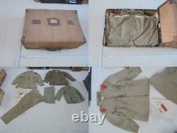 Imperial Japanese Army WWII Soldier Military Uniform etc. Light Brown Antique