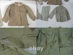 Imperial Japanese Army WWII Soldier Military Uniform etc. Light Brown Antique