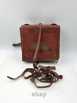 Imperial Japanese Army leather bag Bag pack WW2 Vintage Japan