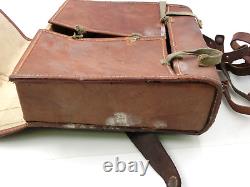 Imperial Japanese Army leather bag Bag pack WW2 Vintage Japan
