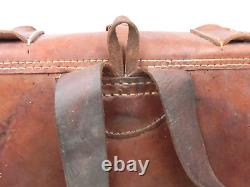 Imperial Japanese Army leather bag Bag pack WW2 Vintage Japan