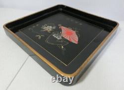 Imperial Japanese Navy Lacquer Tray 1941 WWII Military Commemorative Gift