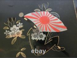 Imperial Japanese Navy Lacquer Tray 1941 WWII Military Commemorative Gift