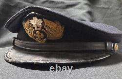 Imperial Japanese Navy Original NCO Hat WW? IJA IJN Military vintage army RARE