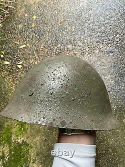 Imperial Japanese Navy Type 90 Steel Helmet WW2 WWII Bayonet Sword