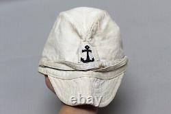 Imperial Japanese Navy White Field Cap. NNJ2002cxa