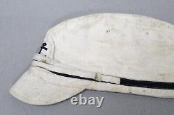 Imperial Japanese Navy White Field Cap. NNJ2002cxa