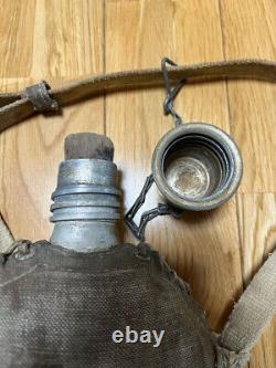 Imperial Japanese Navy original water bottle WW? Military IJA IJN vintage RARE