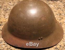 Imperial Japanese WWII Helmet with Kanji characters