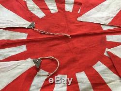 Imperial WW2 WWII Original Rising Sun Japanese Japan Flag Vintage 33x28