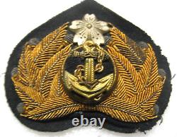 Japan Japanese Imperial Navy Officers Hat Insignia ww2