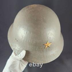 Japan Original Army Iron Helmet Military WW2 Imperial Soldier 5-star Vintage #2