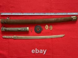 Japanese Antique World War II Japanese Army Military Sword GUNTO Katana