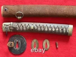 Japanese Antique World War II Japanese Army Military Sword GUNTO Katana