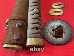 Japanese Antique World War II Japanese Army Military Sword GUNTO Katana