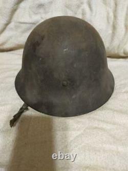 Japanese Army WW2 Imperial Military Imperial Genuine old large iron helmet