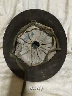 Japanese Army WW2 Imperial Military Imperial Genuine old large iron helmet