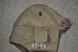 Japanese Army WW2 Military Winter Hats 1937 Antique Imperial Japan Small Rare R6