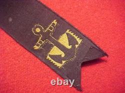 Japanese Imperial Navy Cap Talley & Collar Rank Insignia Estate Items