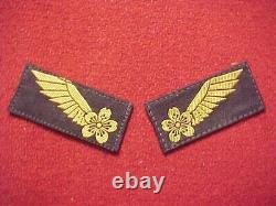 Japanese Imperial Navy Cap Talley & Collar Rank Insignia Estate Items