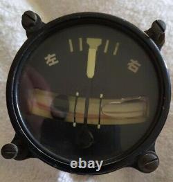 Japanese Imperial Navy WW2 Turn and Bank Indicator, RARE, HARD TO FIND
