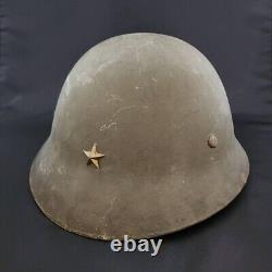 Japanese Original Army Iron Helmet Military WW2 Imperial Soldier 5-star Vintage