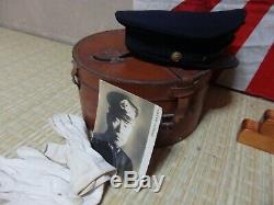 Japanese World War 2 WW2 Imperial Japan Navy Officer Hat Cap Gloves Yamamoto+