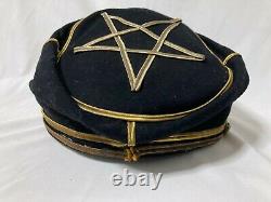 Japanese antique World War 2 WW2 Imperial Japan Army Officer Hat Cap XD