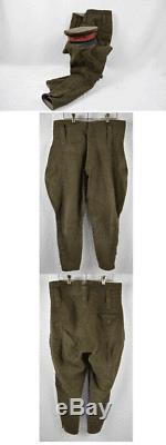 Japanese antique World War 2 WW2 Imperial Japan Army Officer Hat pants SET