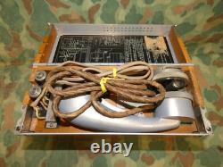 Late WW2 Imperial Japanese Army Type 92 Field Telephone withCarry Case