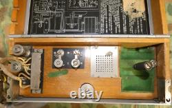 Late WW2 Imperial Japanese Army Type 92 Field Telephone withCarry Case