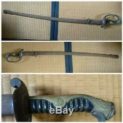 Meiji to WWII Imperial Japanese Army sword Gunto Military Antique katana