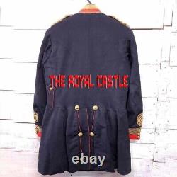 New Navy Blue Japanese Imperial Army Military Men Uniform Wool Coat Fast Ship