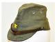 Original Wwii Imperial Japanese Army Field Cap Side Cap Green Antique