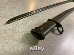 Original Antique WW2 Japanese Imperial Army Command Sword Saber Nipponese Japan