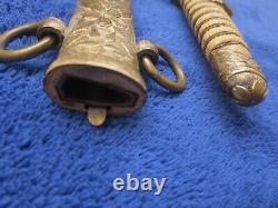Original Early Ww2 Japanese Imperial Navy Dagger And Scabbard Excellent