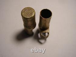 Original Japanese Imperial Army Arisaka Brass Muzzle Cover. Battlefield relic