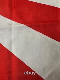 Original LARGE WW2 Japanese Rising Sun Flag 44x29 Imperial Navy Silk Fabric