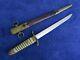 Original Late Ww2 Japanese Imperial Navy Dagger And Scabbard