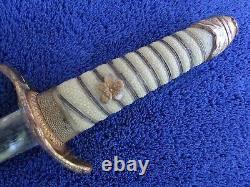 Original Late Ww2 Japanese Imperial Navy Dagger And Scabbard